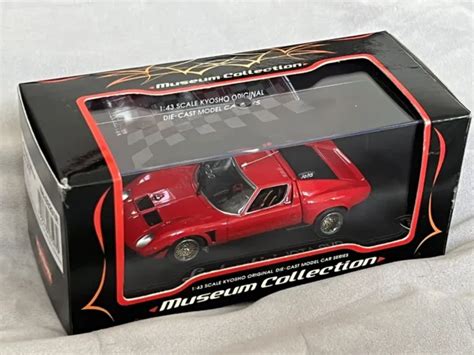 Lamborghini Miura Jota Svr Kyosho Museum Collection Scale