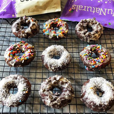 Healthy Baked Chocolate Doughnuts. | Chocolate doughnuts, Healthy ...