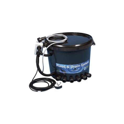 Iws Brain Pot Flood And Drain Standard With Remote Hull Hydroponics Garden Supplies