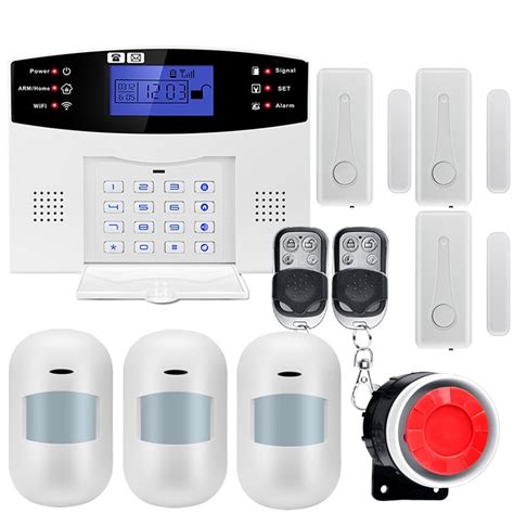 Smart Alarm 433MHz Wireless Wire GSM Burglar Alarm System Smart Home