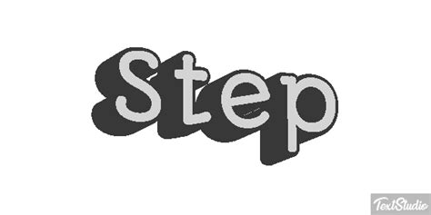 Step Word Animated  Logo Designs