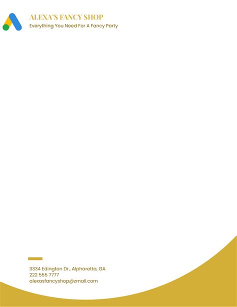 business letterhead templates editable  printable