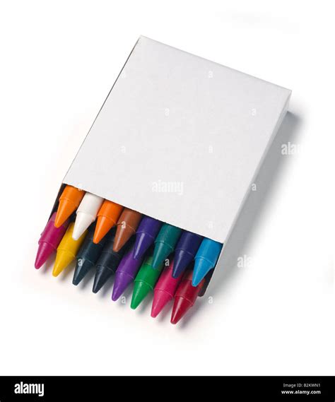 Box of crayons hi-res stock photography and images - Alamy