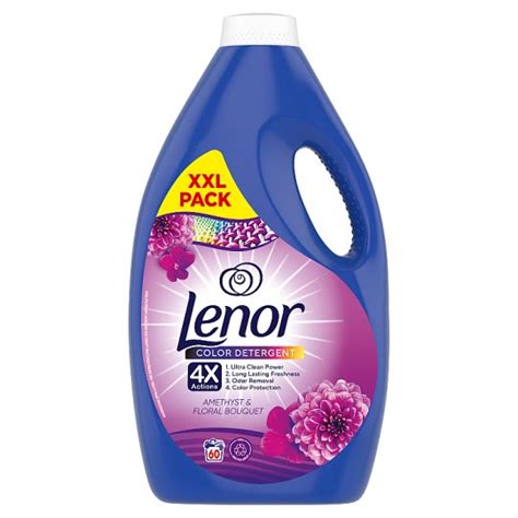 LENOR Washing Liquid Laundry Detergent 60 Washes Floral Bouquet Note