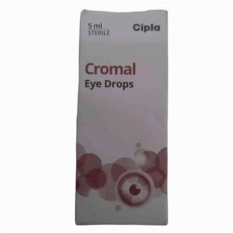 Cipla Cromal Eye Drops Packaging Size 5 Ml Dose 2 Times At Rs 46