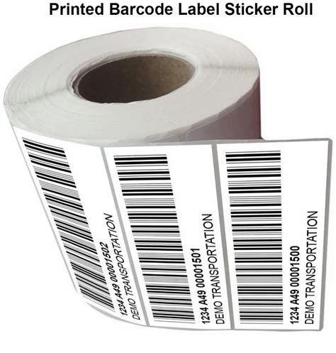 Polyester Printed Barcode Label Sticker Roll At Rs Piece In Indore