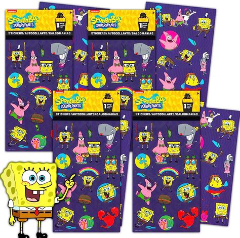 Amazon.com: Spongebob Squarepants Stickers for Kids - Bundle Set with ...