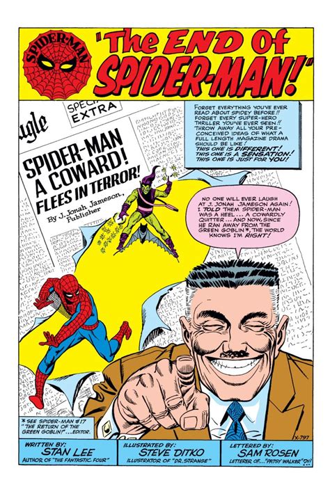 Top Favorite Ditko Spider Man Splash Pages