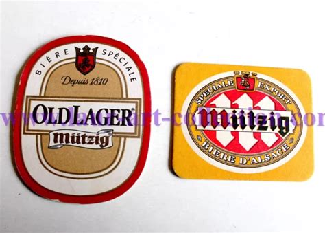 Mutzig Ancien Sous Bock Dessous Verre Biere D Alsace Alcool Bier