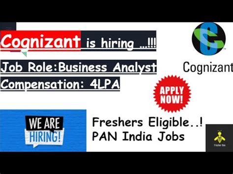 Cognizant Recruitment Off Campus Placement Batch