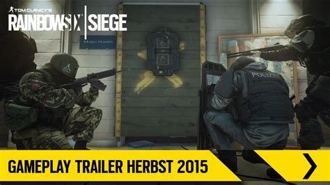 Tom Clancys Rainbow Six Siege Gameplay Trailer Herbst 2015 De