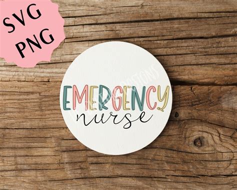 ER Nurse SVG Er Nurse PNG Er Nurse Badge Reel Svg Cut - Etsy