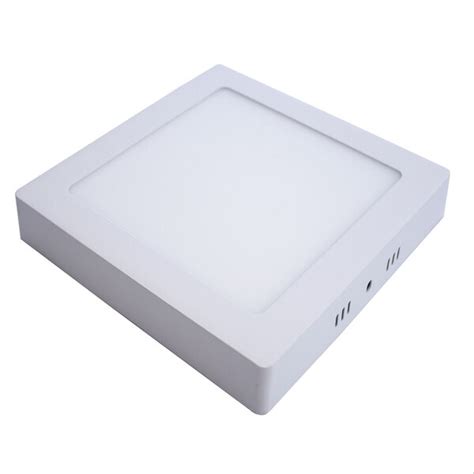 Painel Plafon Led De Sobrepor 18w 22 X 22cm 3000k Branco Quente St226