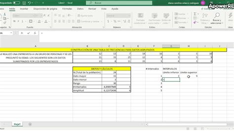 Como Sacar Intervalos De Clase En Excel Variaciones Clase Porn Sex