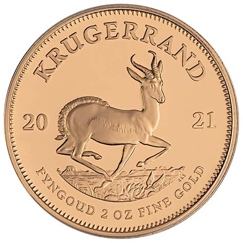 Buy 2021 2 Oz South African Gold Krugerrand Proof Coin