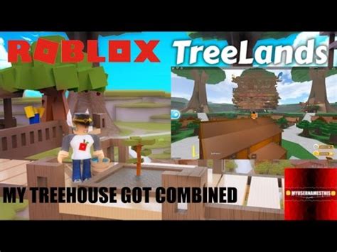 Roblox Treelands Strange Glitch Bug My Treehouse Got Combined With