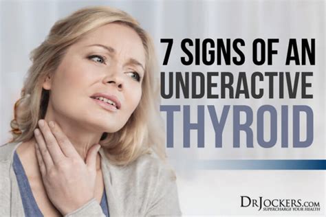 7 Signs Of An Underactive Thyroid