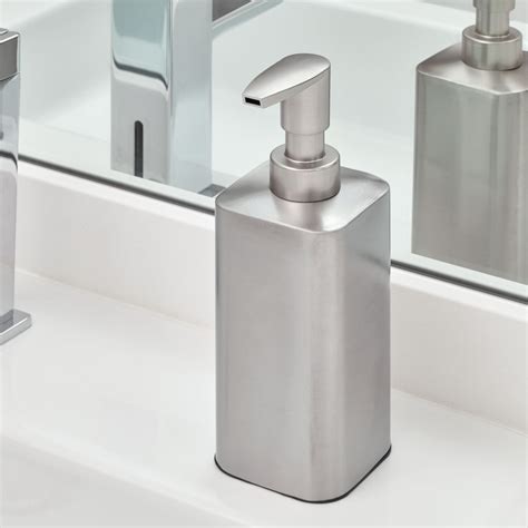 InterDesign Gia Soap Pump Brushed Stainless Steel Walmart