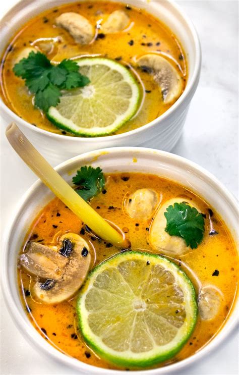 Tom Kha Gai Thai Chicken Coconut Soup Easy And Delicious Recipe I