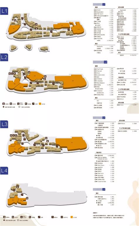 商场楼层导引图楼层导引图万达广场楼层分布图大山谷图库