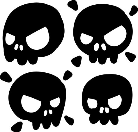 Human skull and crossbones. 10732733 Vector Art at Vecteezy