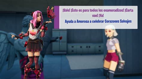 Ayuda A Amorosa A Celebrar Corazones Salvajes Fortnite [guÍa DesafÍos