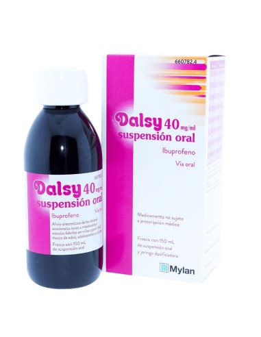 DALSY 40 MG ML SUSPENSION ORAL 1 FRASCO 150 ML