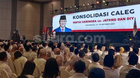 Konsolidasi Pemenangan Partai Gerindra Ahmad Muzani Harus Lebih