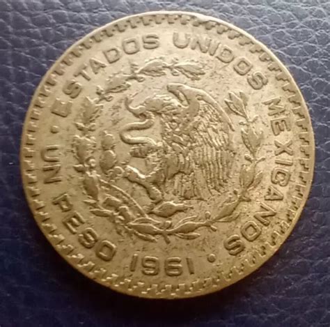 Mexican Mexico One Peso Silver Coin Old World Silver Free