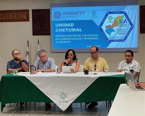 Ecosur Realiza Su Semana De Intercambio Acad Mico Portal De El