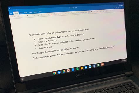 How To Run Microsoft Office On A Chromebook