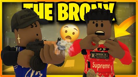 THIS NEW BRONX HOOD GAME HAS GANG SIGNS ON ROBLOX YouTube