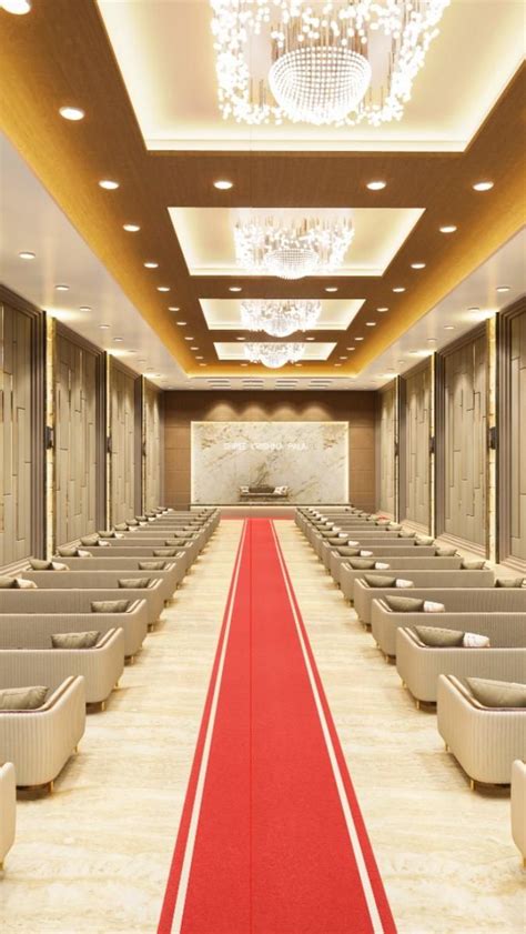 Elegant Banquet Hall Design in Patna | Red Pearl Projects