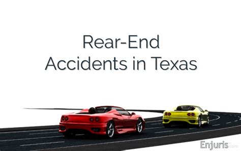 Rear End Accidents In Texas With Car Crash Statistics