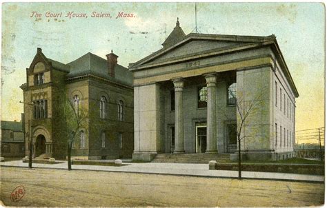 [court House Salem Mass ] This Postcard Shows A View Of  Flickr