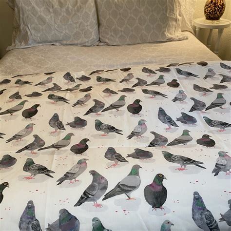 Purple Pigeons Duvet Cover Twin Sindy S Pigeon Service