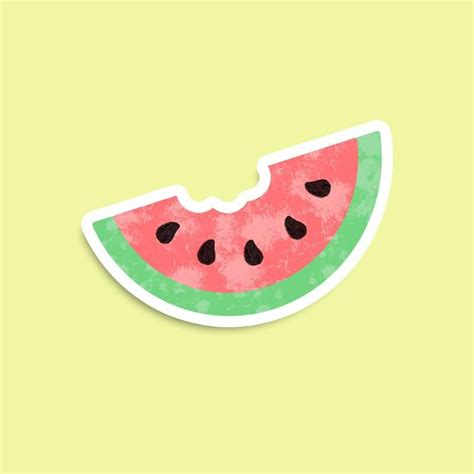 Watermelon Sticker Summer Sticker Summer Sticker Stickers Etsy