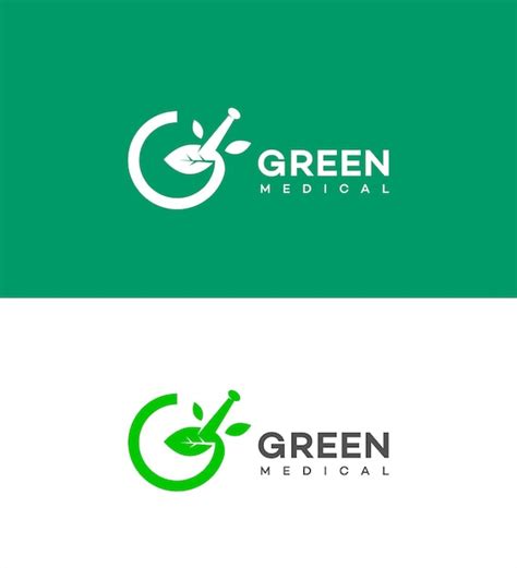 Premium Vector | Green medical logo