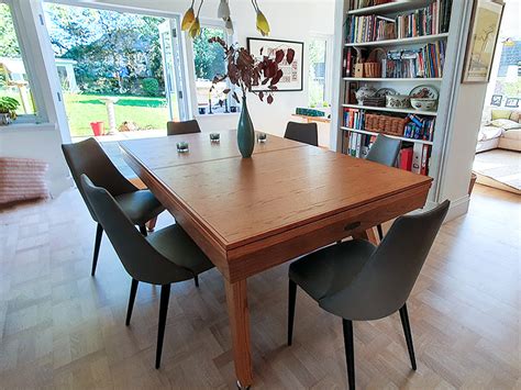 Signature Sexton Oak Pool Dining Table 6ft 7ft Free Delivery