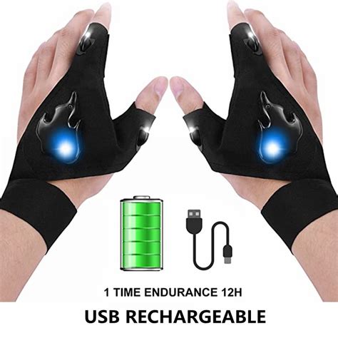 Waterproof LED Light Work Gloves Set (Left and Right) - Awessories