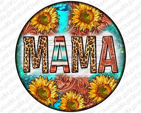 Mom Round Coaster Png Bundle Design Mom Car Coasters Png Mom Etsy