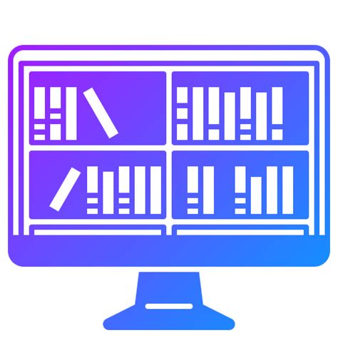 Online Library Generic Gradient Outline Icon