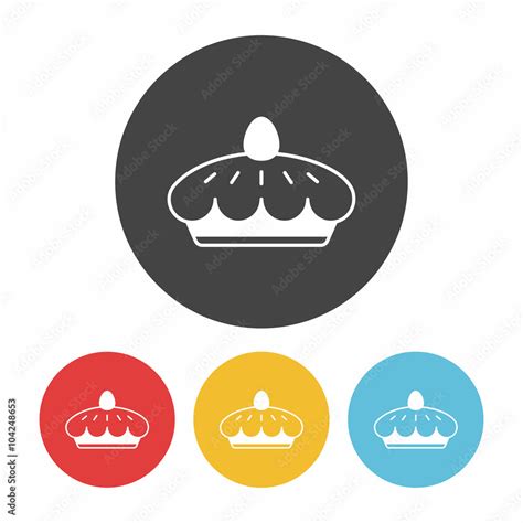 pie icon Stock Vector | Adobe Stock