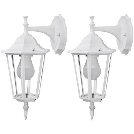 Set Di 2 Lampade Da Parete Per Esterni Terrazza Giardino Lanterna