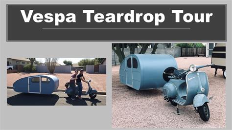 Micro Teardrop Trailer For A Vintage Vespa Foamie With Poor Mans Fiberglass Pmf Youtube