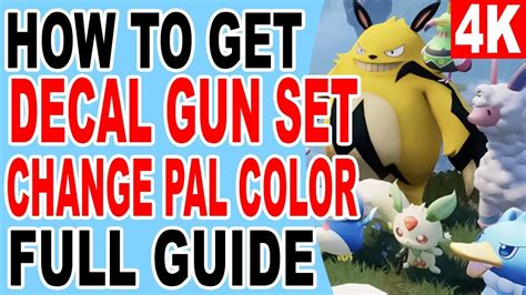 How to Get Decal Gun Set - Paint Pals to Change Pal Color - Palworld - YouTube