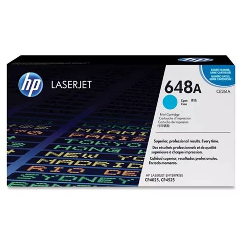 Toner Hp 648a Ce261a Ce262a Ce263a Cp4025 Cp4525 Original