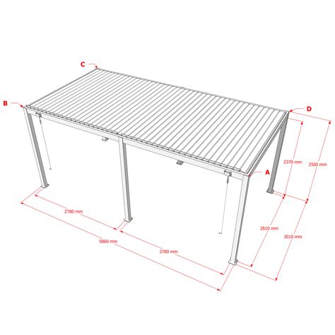 Dreamgarden Pergola X X M Tropea Manuell Wei Lamellendach