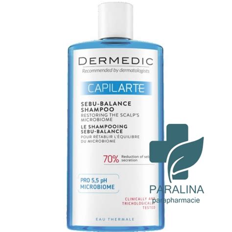 DERMEDIC CAPILARTE SHAMPOOING SEBU BALANCE POUR CHEVEUX GRAS 300ML