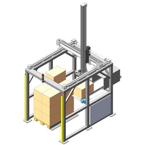 Cartesian Palletizer Mab Pal Mabin Robotic High Level Infeed